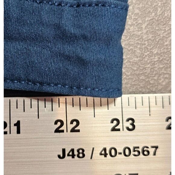 Lane Bryant Womens Plus Size 28 Teal Chino Shorts NWT - Picture 7 of 10